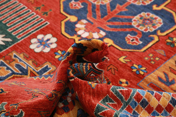 Hand Knotted Nomadic Caucasian Humna Wool Rug 13' 6" x 16' 3" - No. AT58558