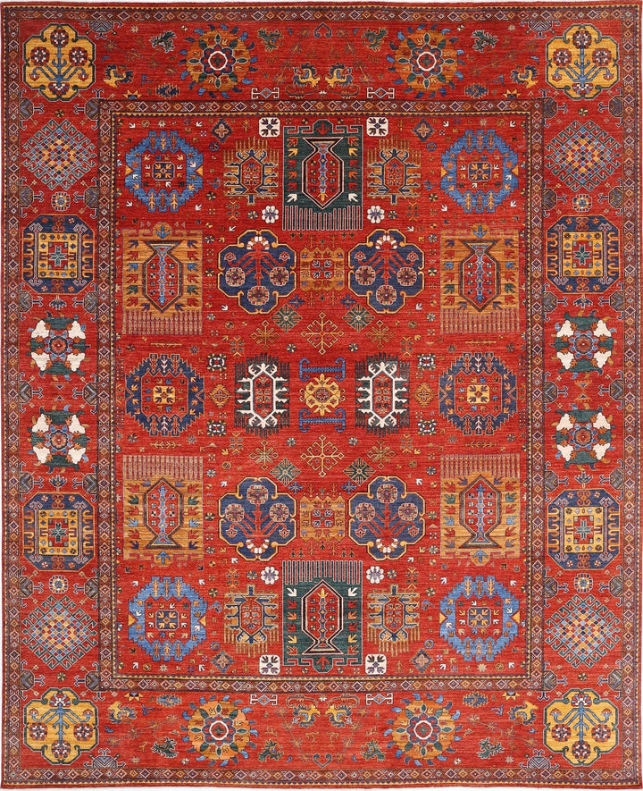 Hand Knotted Nomadic Caucasian Humna Wool Rug 13' 6" x 16' 3" - No. AT58558