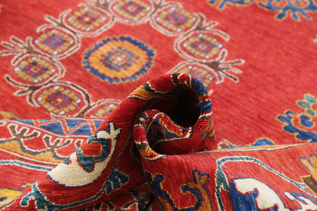 Hand Knotted Nomadic Caucasian Humna Wool Rug 9' 0" x 12' 0" - No. AT20797