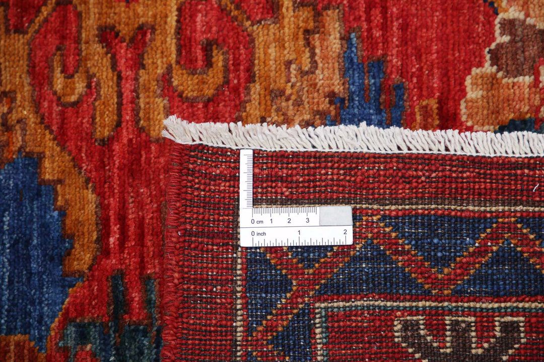 Hand Knotted Nomadic Caucasian Humna Wool Rug 8' 10" x 11' 5" - No. AT27743