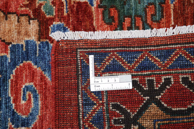 Hand Knotted Nomadic Caucasian Humna Wool Rug 8' 7" x 9' 9" - No. AT25773