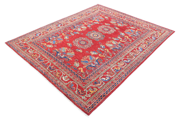 Hand Knotted Nomadic Caucasian Humna Wool Rug 5' 10" x 7' 4" - No. AT44417