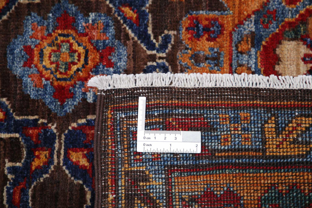 Hand Knotted Nomadic Caucasian Humna Wool Rug 5' 0" x 6' 10" - No. AT17971
