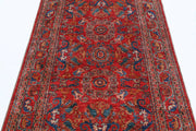 Hand Knotted Nomadic Caucasian Humna Wool Rug 4' 0" x 6' 1" - No. AT67039