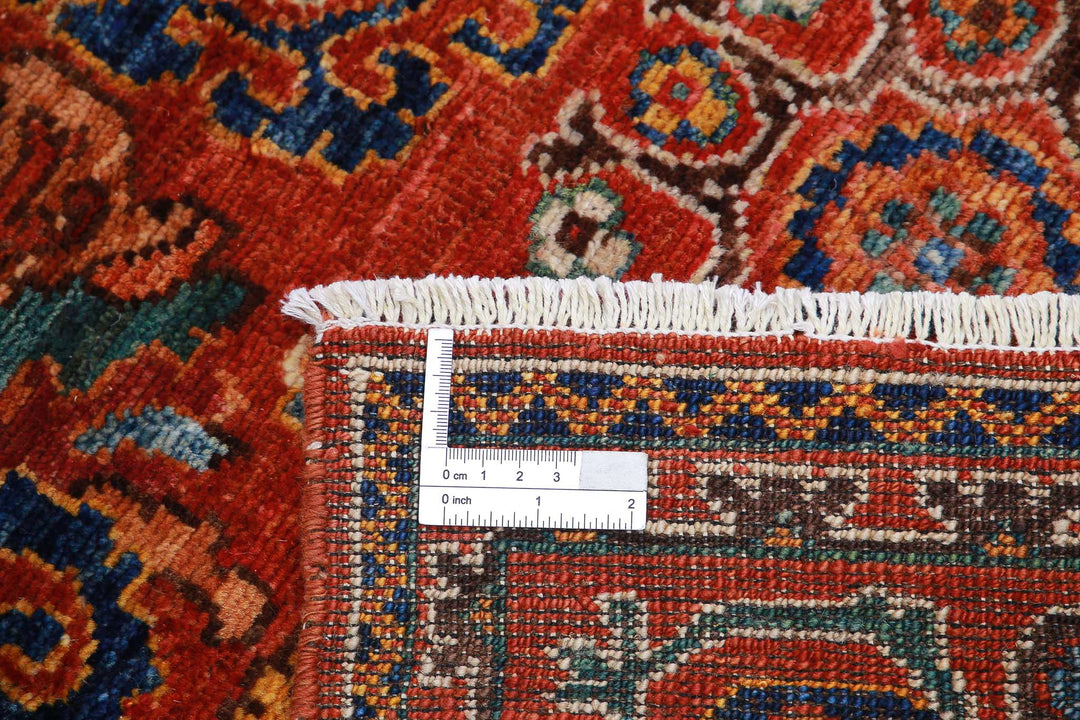 Hand Knotted Nomadic Caucasian Humna Wool Rug 3' 1" x 5' 0" - No. AT52533
