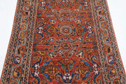 Hand Knotted Nomadic Caucasian Humna Wool Rug 2' 11" x 4' 6" - No. AT82355