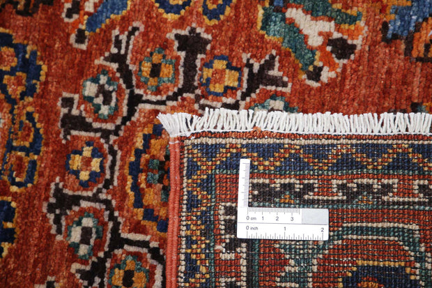 Hand Knotted Nomadic Caucasian Humna Wool Rug 2' 11" x 4' 6" - No. AT82355