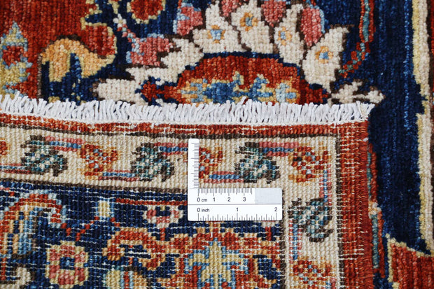 Hand Knotted Nomadic Caucasian Humna Wool Rug 3' 2" x 4' 10" - No. AT95912