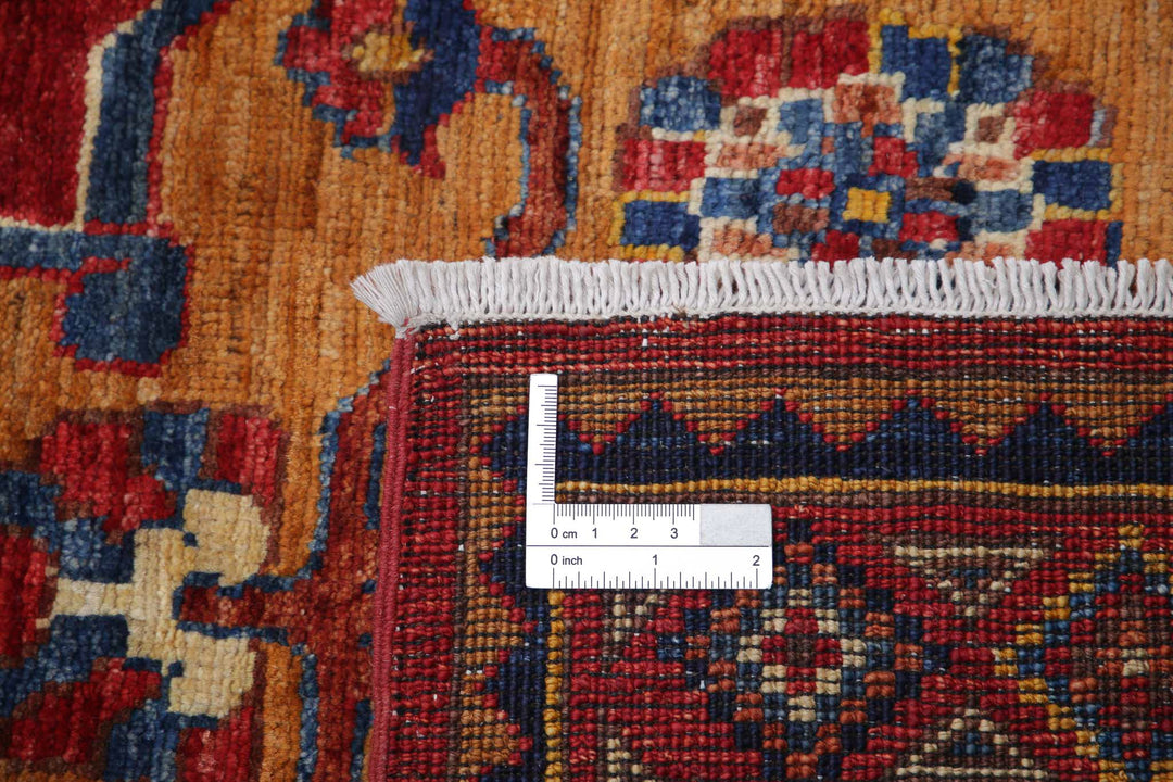 Hand Knotted Nomadic Caucasian Humna Wool Rug 2' 8" x 12' 3" - No. AT61192