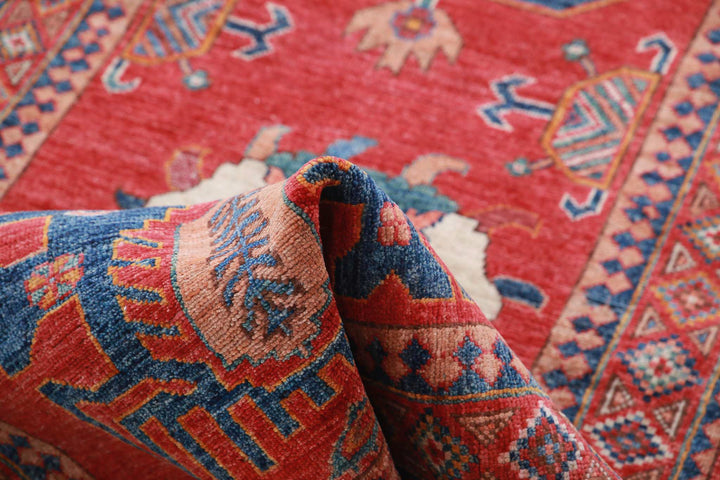 Hand Knotted Nomadic Caucasian Humna Wool Rug 2' 8" x 9' 11" - No. AT61117