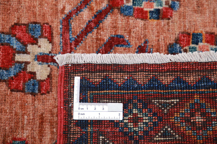 Hand Knotted Nomadic Caucasian Humna Wool Rug 2' 8" x 9' 11" - No. AT61117