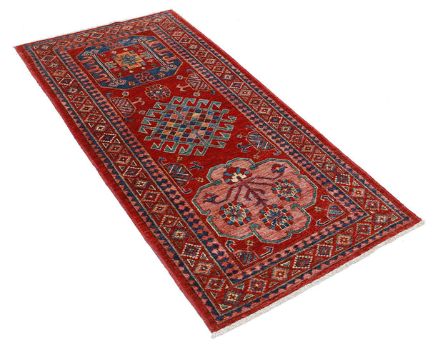 Hand Knotted Nomadic Caucasian Humna Wool Rug 2' 10" x 5' 10" - No. AT49945