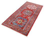 Hand Knotted Nomadic Caucasian Humna Wool Rug 2' 10" x 5' 10" - No. AT49945