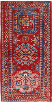 Hand Knotted Nomadic Caucasian Humna Wool Rug 2' 10" x 5' 10" - No. AT49945