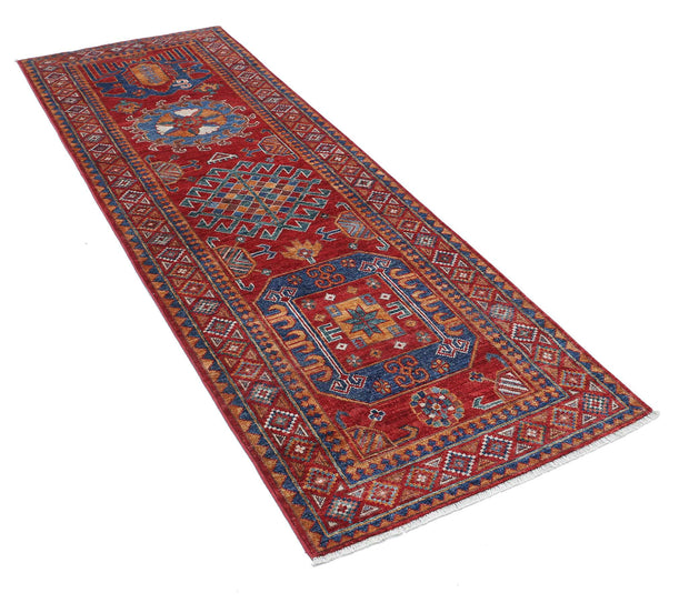 Hand Knotted Nomadic Caucasian Humna Wool Rug 2' 9" x 8' 1" - No. AT35650
