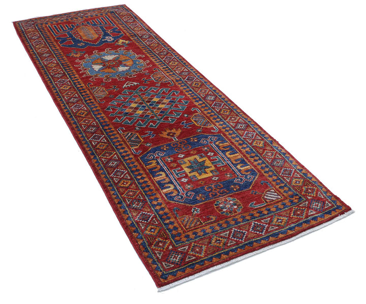 Hand Knotted Nomadic Caucasian Humna Wool Rug 2' 9" x 8' 0" - No. AT49390