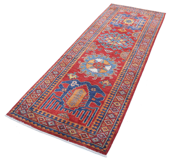Hand Knotted Nomadic Caucasian Humna Wool Rug 2' 9" x 8' 0" - No. AT49390