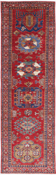Hand Knotted Nomadic Caucasian Humna Wool Rug 2' 7" x 9' 5" - No. AT62031