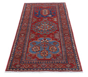 Hand Knotted Nomadic Caucasian Humna Wool Rug 2' 11" x 5' 9" - No. AT36620