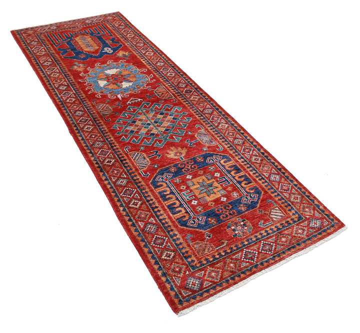 Hand Knotted Nomadic Caucasian Humna Wool Rug 2' 9" x 7' 11" - No. AT53745