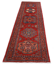 Hand Knotted Nomadic Caucasian Humna Wool Rug 2' 7" x 9' 7" - No. AT22887