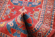 Hand Knotted Nomadic Caucasian Humna Wool Rug 2' 7" x 9' 7" - No. AT22887