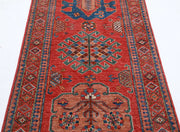 Hand Knotted Nomadic Caucasian Humna Wool Rug 2' 10" x 6' 0" - No. AT16913