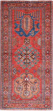 Hand Knotted Nomadic Caucasian Humna Wool Rug 2' 10" x 6' 0" - No. AT16913