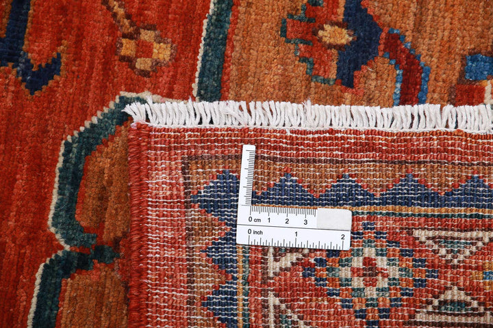 Hand Knotted Nomadic Caucasian Humna Wool Rug 2' 8" x 5' 9" - No. AT50527