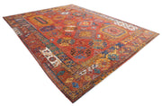 Hand Knotted Nomadic Caucasian Humna Wool Rug 10' 7" x 13' 11" - No. AT95676