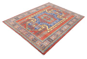 Hand Knotted Nomadic Caucasian Humna Wool Rug 4' 10" x 6' 7" - No. AT82076