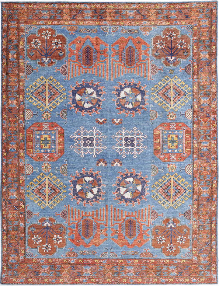 Hand Knotted Nomadic Caucasian Humna Wool Rug 9' 3" x 12' 0" - No. AT95000