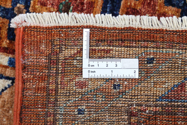 Hand Knotted Nomadic Caucasian Humna Wool Rug 9' 3" x 11' 6" - No. AT60099