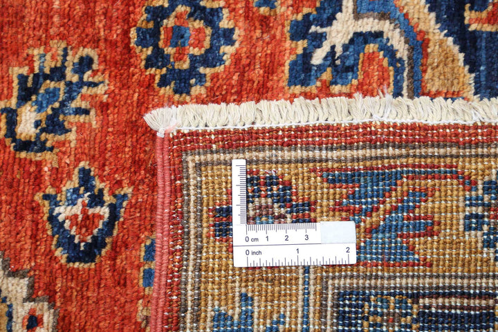 Hand Knotted Nomadic Caucasian Humna Wool Rug 6' 8" x 9' 10" - No. AT59949