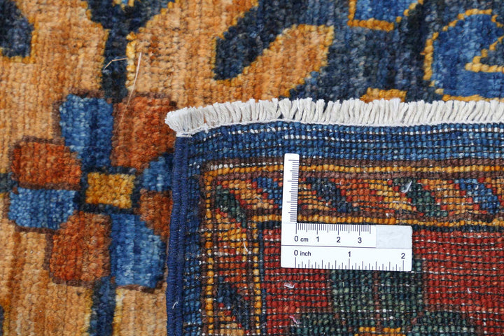 Hand Knotted Nomadic Caucasian Humna Wool Rug 6' 6" x 10' 0" - No. AT53885