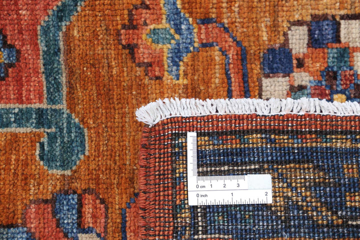 Hand Knotted Nomadic Caucasian Humna Wool Rug 5' 10" x 8' 3" - No. AT87402