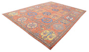 Hand Knotted Nomadic Caucasian Humna Wool Rug 10' 2" x 14' 5" - No. AT80650