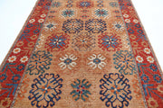 Hand Knotted Nomadic Caucasian Humna Wool Rug 6' 9" x 9' 7" - No. AT44822
