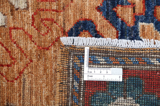 Hand Knotted Nomadic Caucasian Humna Wool Rug 6' 9" x 9' 7" - No. AT44822