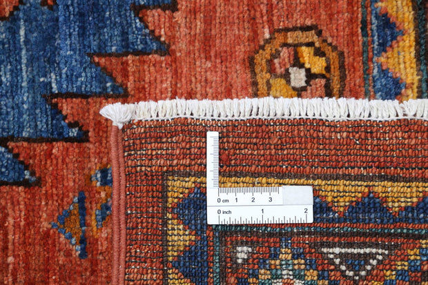 Hand Knotted Nomadic Caucasian Humna Wool Rug 10' 3" x 14' 3" - No. AT20412