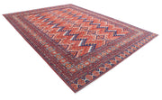 Hand Knotted Nomadic Caucasian Humna Wool Rug 10' 0" x 13' 8" - No. AT91511
