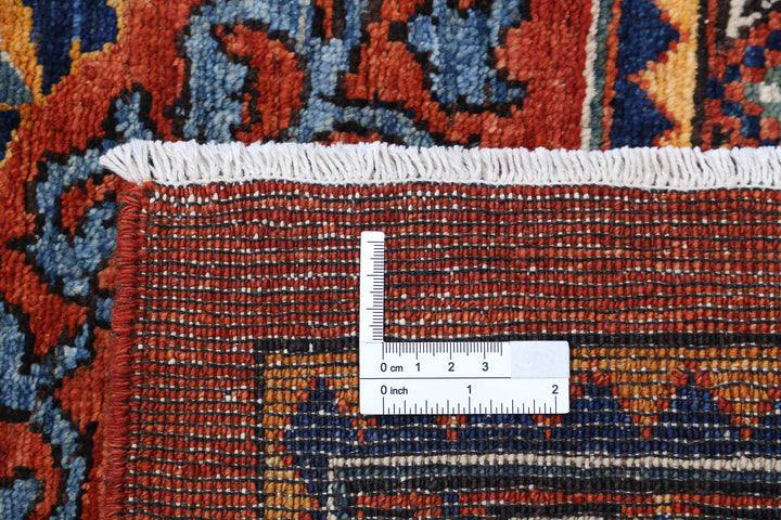 Hand Knotted Nomadic Caucasian Humna Wool Rug 12' 7" x 17' 1" - No. AT36529