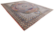 Hand Knotted Nomadic Caucasian Humna Wool Rug 12' 6" x 16' 4" - No. AT49816