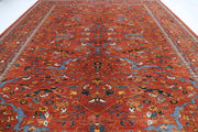 Hand Knotted Nomadic Caucasian Humna Wool Rug 13' 5" x 16' 3" - No. AT88183