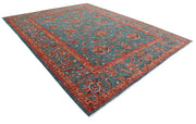 Hand Knotted Nomadic Caucasian Humna Wool Rug 10' 4" x 13' 3" - No. AT42288