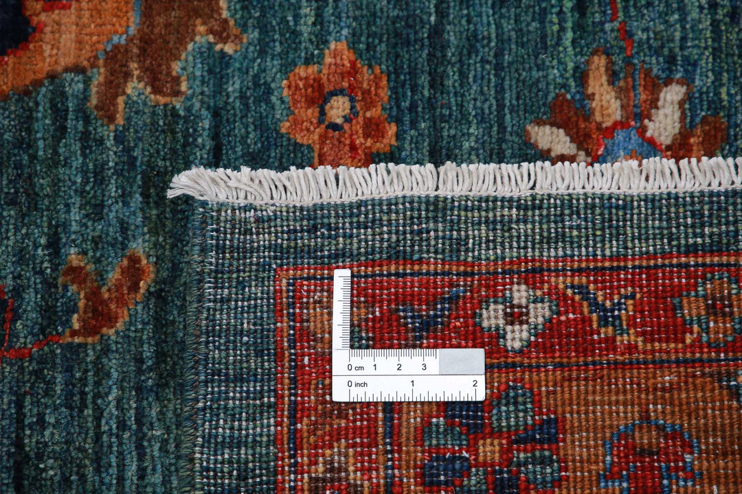 Hand Knotted Nomadic Caucasian Humna Wool Rug 10' 4" x 13' 3" - No. AT42288