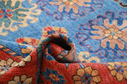 Hand Knotted Nomadic Caucasian Humna Wool Rug 6' 9" x 10' 1" - No. AT55412