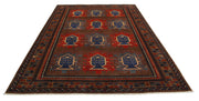 Hand Knotted Nomadic Caucasian Humna Wool Rug 7' 3" x 10' 3" - No. AT14476