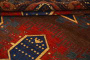 Hand Knotted Nomadic Caucasian Humna Wool Rug 7' 3" x 10' 3" - No. AT14476