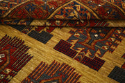 Hand Knotted Nomadic Caucasian Humna Wool Rug 6' 2" x 9' 6" - No. AT21551